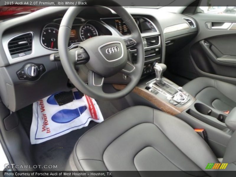 Ibis White / Black 2015 Audi A4 2.0T Premium