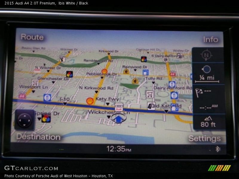 Ibis White / Black 2015 Audi A4 2.0T Premium