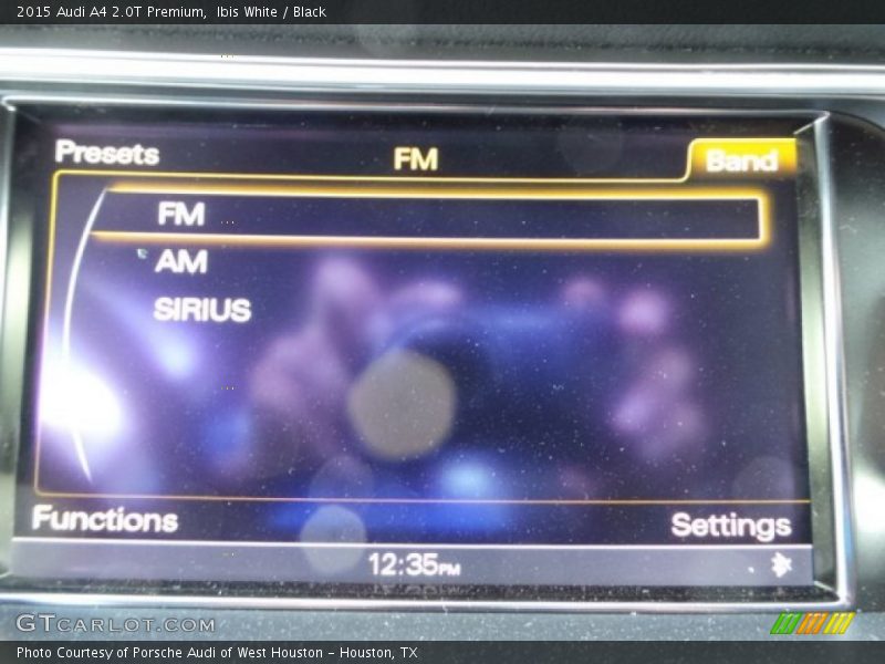 Ibis White / Black 2015 Audi A4 2.0T Premium