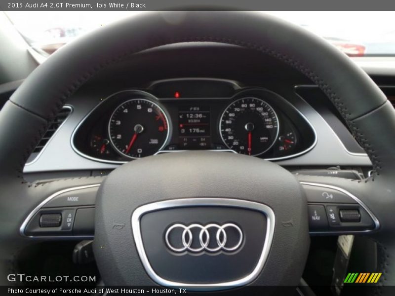 Ibis White / Black 2015 Audi A4 2.0T Premium