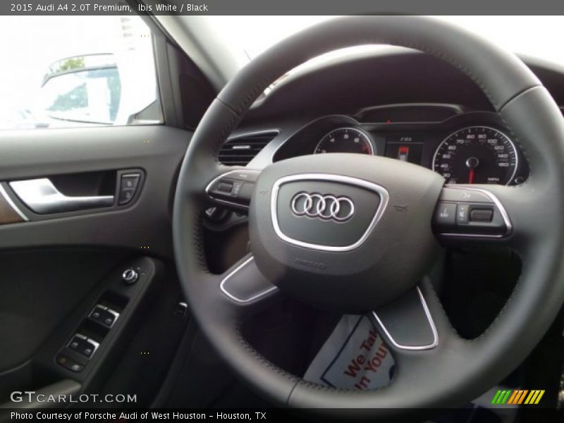 Ibis White / Black 2015 Audi A4 2.0T Premium