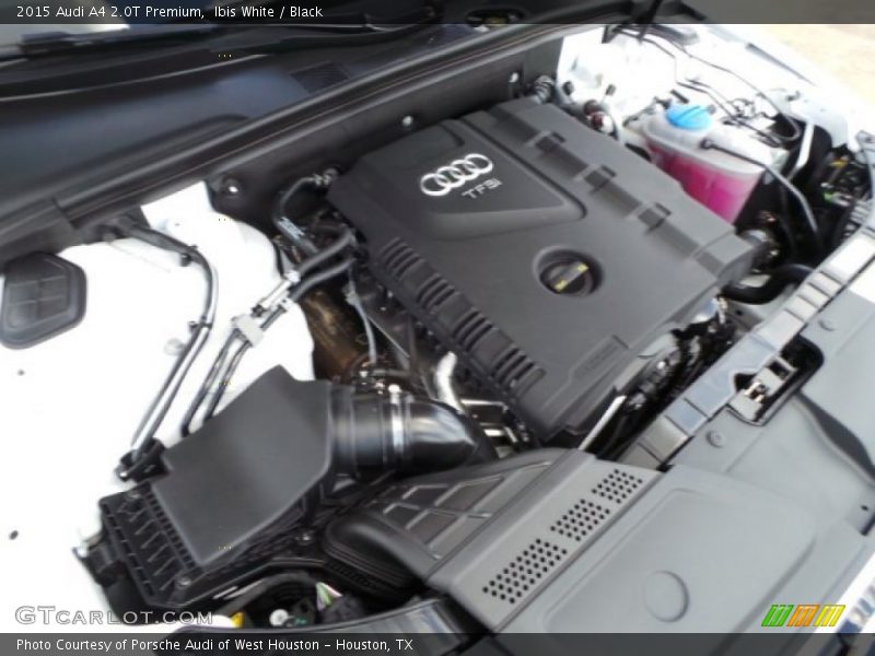 Ibis White / Black 2015 Audi A4 2.0T Premium