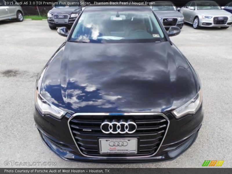 Phantom Black Pearl / Nougat Brown 2015 Audi A6 3.0 TDI Premium Plus quattro Sedan