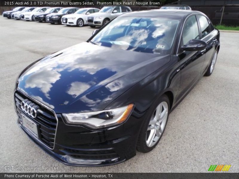 Front 3/4 View of 2015 A6 3.0 TDI Premium Plus quattro Sedan