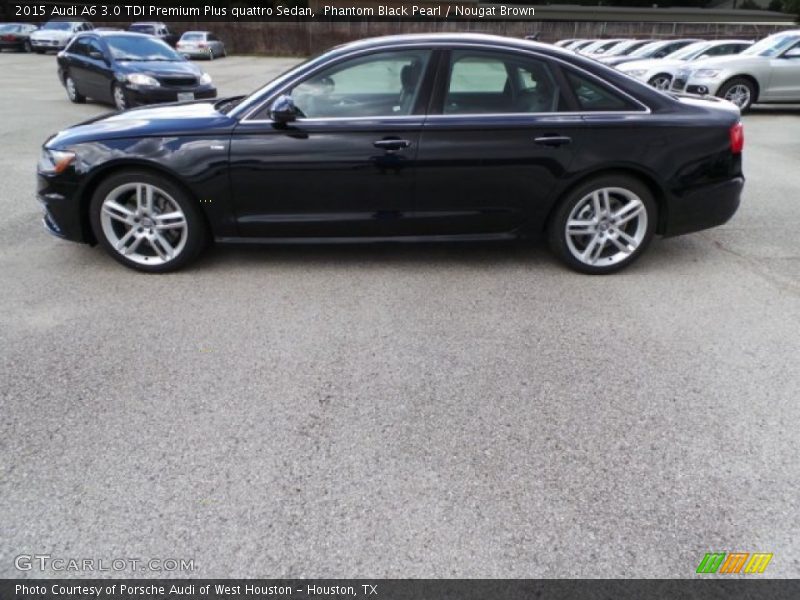 Phantom Black Pearl / Nougat Brown 2015 Audi A6 3.0 TDI Premium Plus quattro Sedan