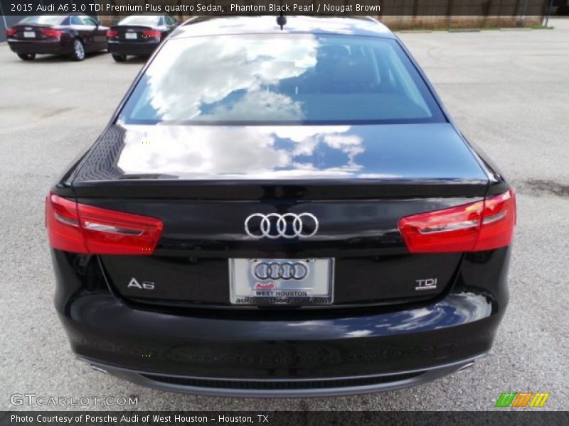 Phantom Black Pearl / Nougat Brown 2015 Audi A6 3.0 TDI Premium Plus quattro Sedan