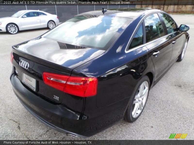 Phantom Black Pearl / Nougat Brown 2015 Audi A6 3.0 TDI Premium Plus quattro Sedan