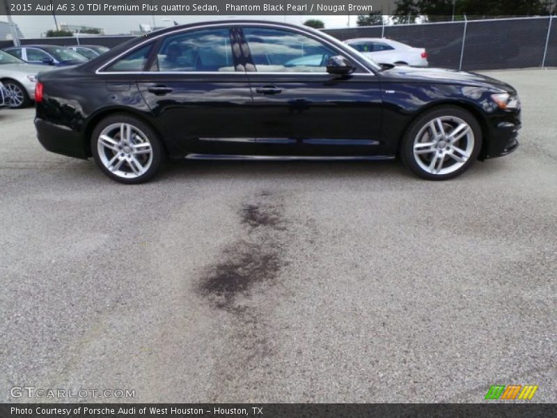 Phantom Black Pearl / Nougat Brown 2015 Audi A6 3.0 TDI Premium Plus quattro Sedan