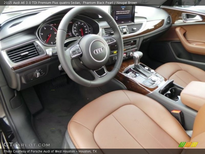  2015 A6 3.0 TDI Premium Plus quattro Sedan Nougat Brown Interior