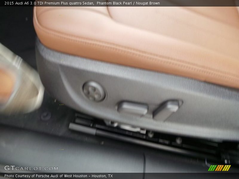 Phantom Black Pearl / Nougat Brown 2015 Audi A6 3.0 TDI Premium Plus quattro Sedan