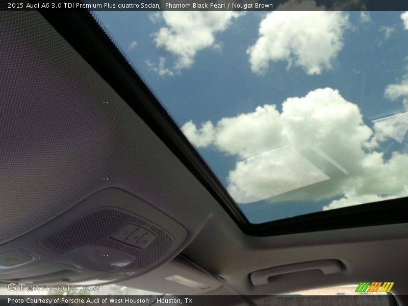 Phantom Black Pearl / Nougat Brown 2015 Audi A6 3.0 TDI Premium Plus quattro Sedan