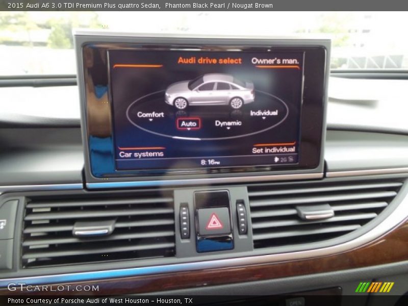 Phantom Black Pearl / Nougat Brown 2015 Audi A6 3.0 TDI Premium Plus quattro Sedan