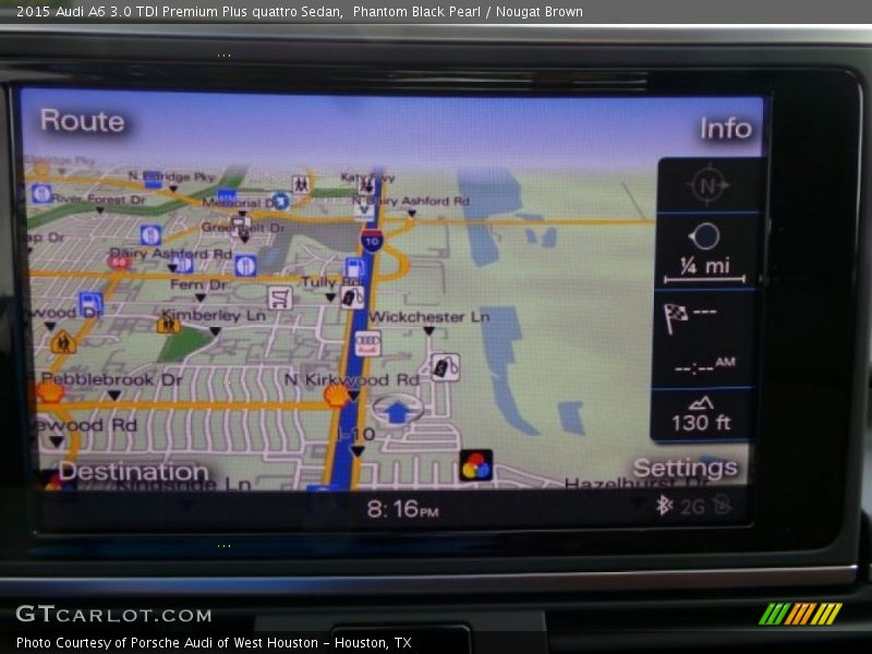 Phantom Black Pearl / Nougat Brown 2015 Audi A6 3.0 TDI Premium Plus quattro Sedan
