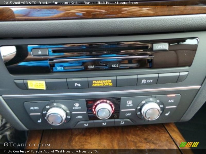 Phantom Black Pearl / Nougat Brown 2015 Audi A6 3.0 TDI Premium Plus quattro Sedan