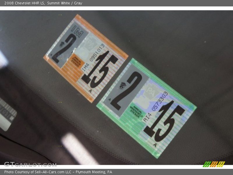 Summit White / Gray 2008 Chevrolet HHR LS