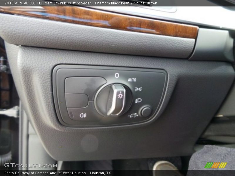 Phantom Black Pearl / Nougat Brown 2015 Audi A6 3.0 TDI Premium Plus quattro Sedan