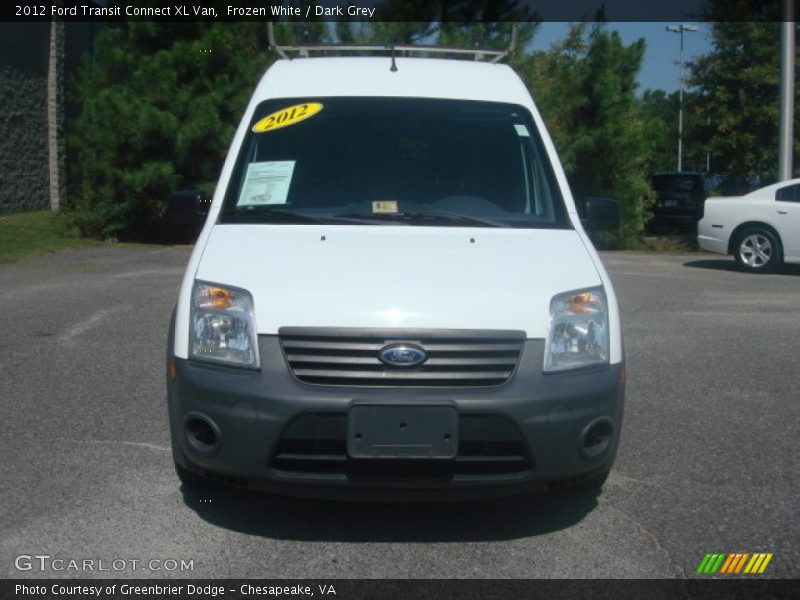 Frozen White / Dark Grey 2012 Ford Transit Connect XL Van