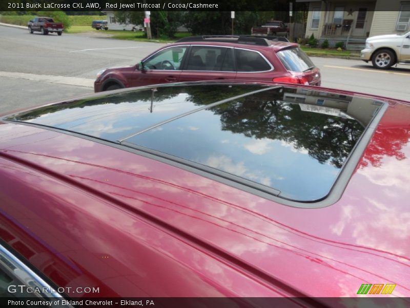 Red Jewel Tintcoat / Cocoa/Cashmere 2011 Buick LaCrosse CXL AWD