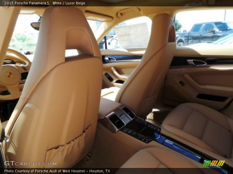 Rear Seat of 2015 Panamera S