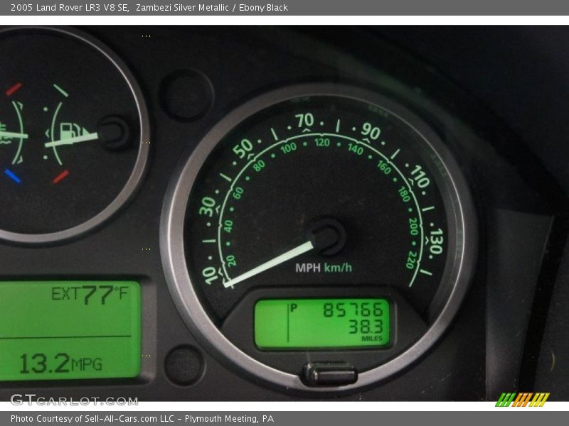 Zambezi Silver Metallic / Ebony Black 2005 Land Rover LR3 V8 SE