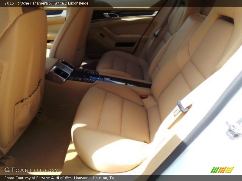 Rear Seat of 2015 Panamera S