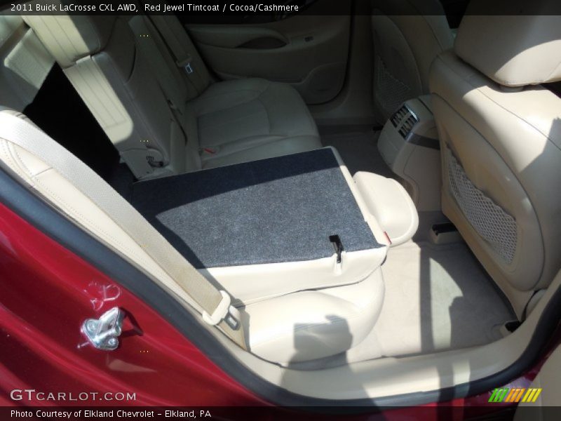 Red Jewel Tintcoat / Cocoa/Cashmere 2011 Buick LaCrosse CXL AWD