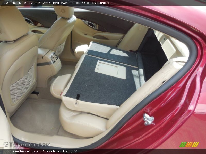 Red Jewel Tintcoat / Cocoa/Cashmere 2011 Buick LaCrosse CXL AWD