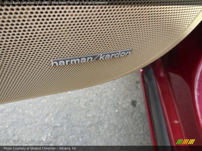 Red Jewel Tintcoat / Cocoa/Cashmere 2011 Buick LaCrosse CXL AWD