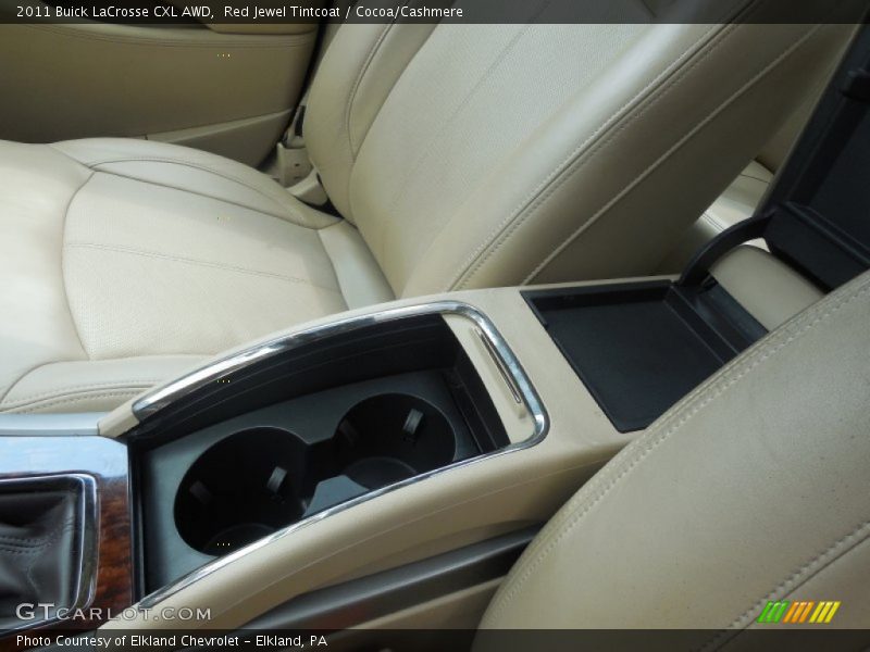 Red Jewel Tintcoat / Cocoa/Cashmere 2011 Buick LaCrosse CXL AWD