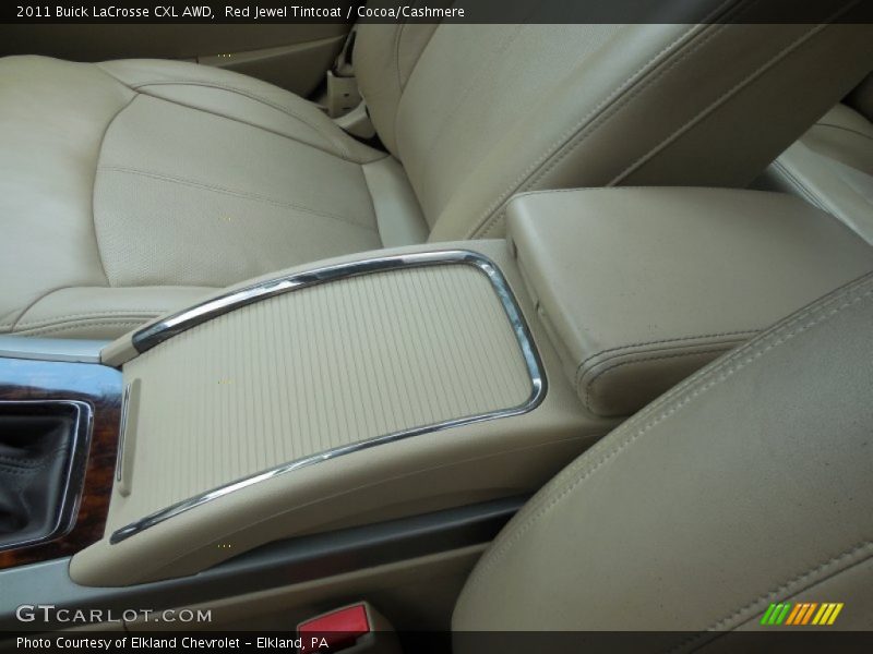 Red Jewel Tintcoat / Cocoa/Cashmere 2011 Buick LaCrosse CXL AWD