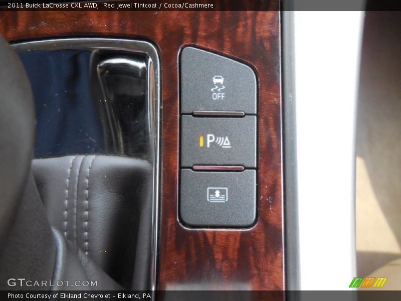 Red Jewel Tintcoat / Cocoa/Cashmere 2011 Buick LaCrosse CXL AWD