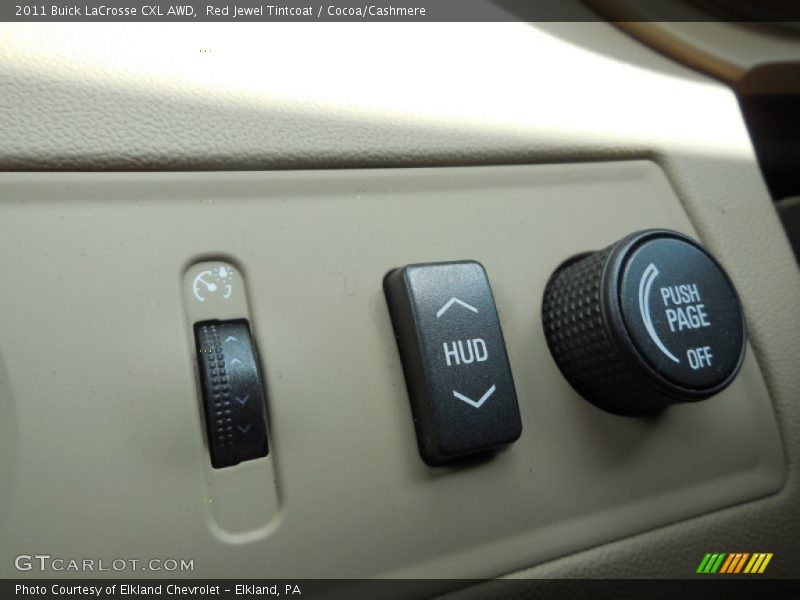 Red Jewel Tintcoat / Cocoa/Cashmere 2011 Buick LaCrosse CXL AWD