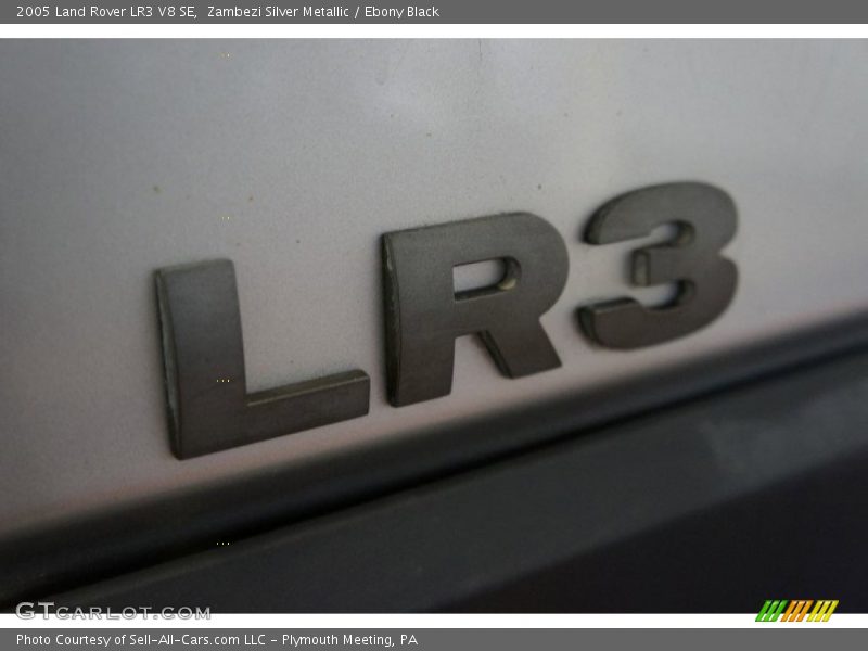 Zambezi Silver Metallic / Ebony Black 2005 Land Rover LR3 V8 SE