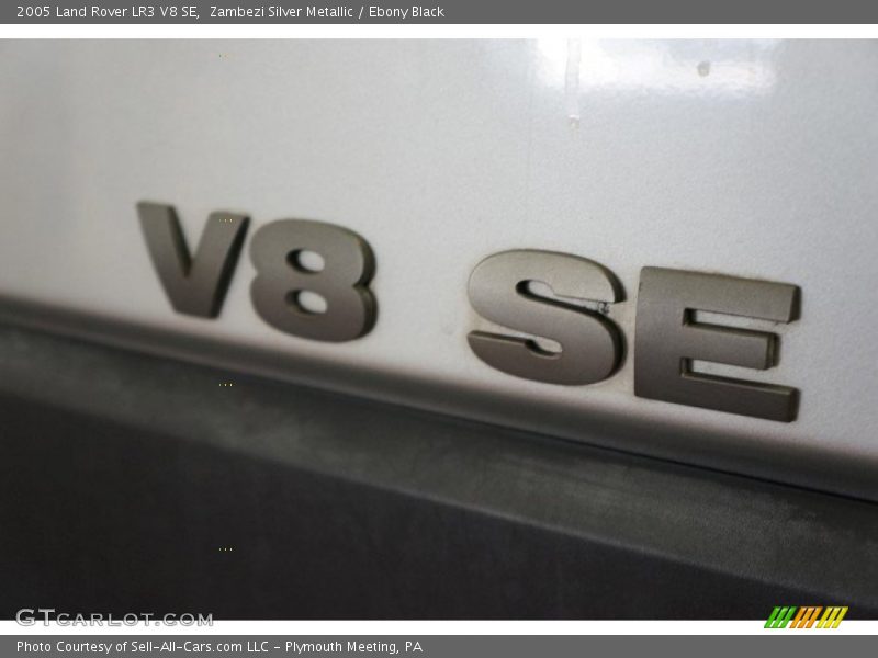 Zambezi Silver Metallic / Ebony Black 2005 Land Rover LR3 V8 SE