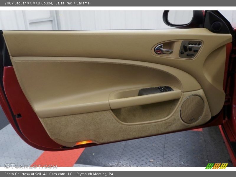 Salsa Red / Caramel 2007 Jaguar XK XK8 Coupe