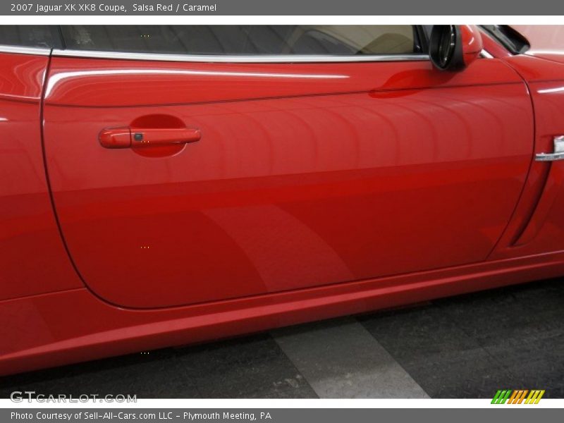 Salsa Red / Caramel 2007 Jaguar XK XK8 Coupe