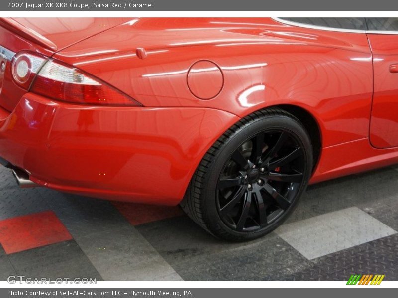 Salsa Red / Caramel 2007 Jaguar XK XK8 Coupe