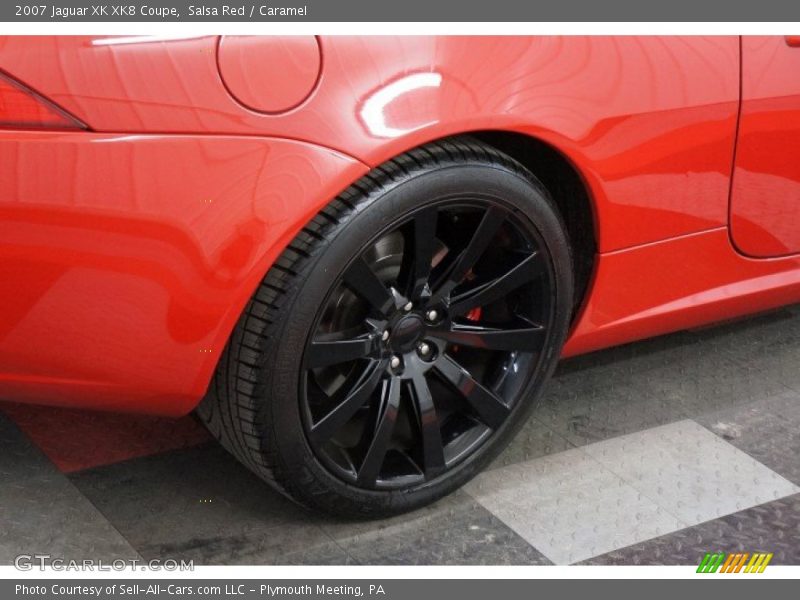 Salsa Red / Caramel 2007 Jaguar XK XK8 Coupe