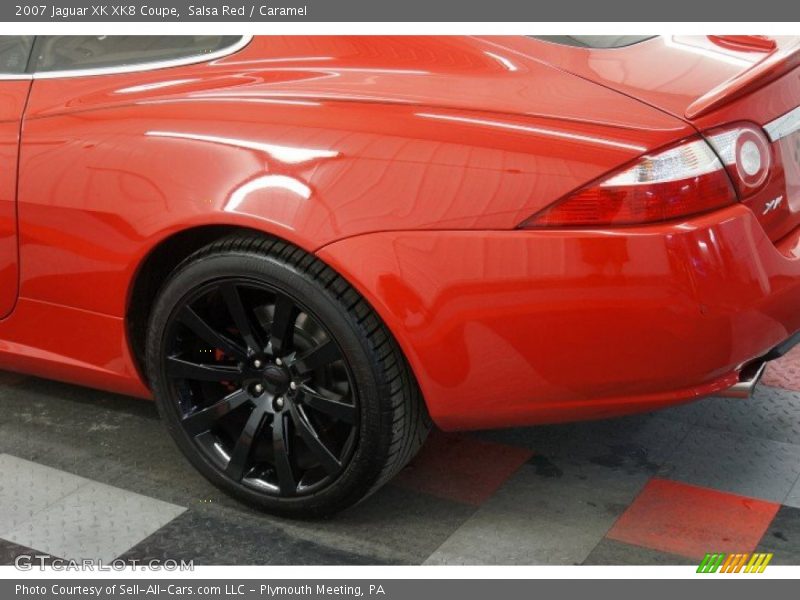 Salsa Red / Caramel 2007 Jaguar XK XK8 Coupe