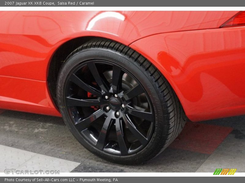 Salsa Red / Caramel 2007 Jaguar XK XK8 Coupe