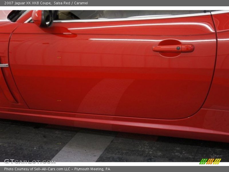 Salsa Red / Caramel 2007 Jaguar XK XK8 Coupe