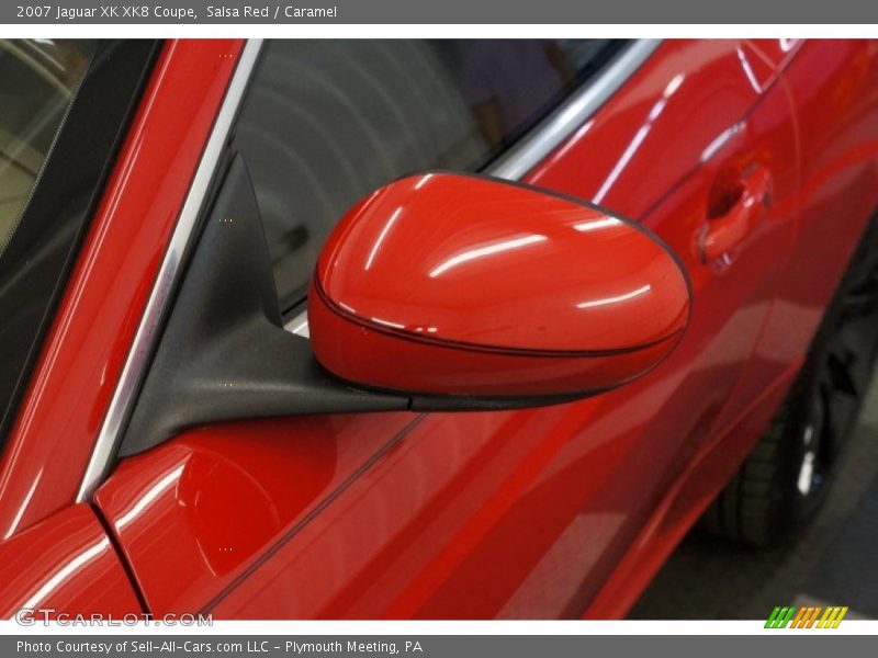 Salsa Red / Caramel 2007 Jaguar XK XK8 Coupe