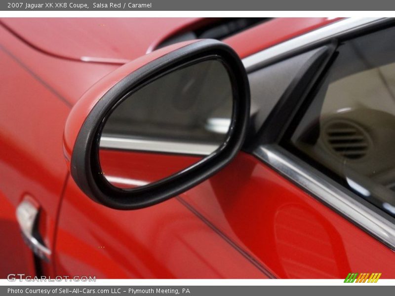 Salsa Red / Caramel 2007 Jaguar XK XK8 Coupe