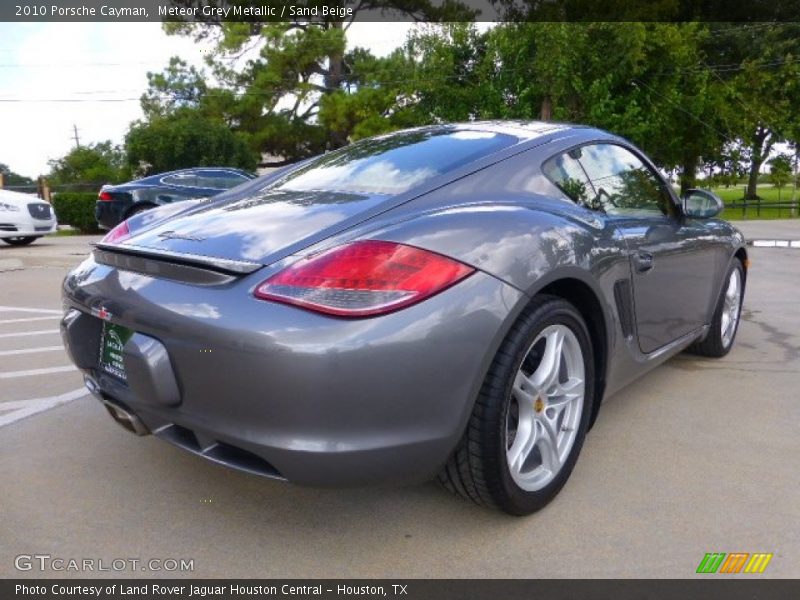 Meteor Grey Metallic / Sand Beige 2010 Porsche Cayman