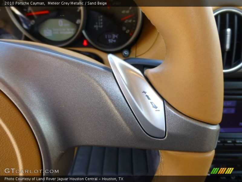 Meteor Grey Metallic / Sand Beige 2010 Porsche Cayman