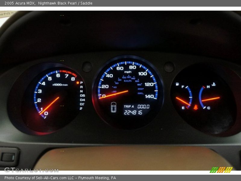 Nighthawk Black Pearl / Saddle 2005 Acura MDX