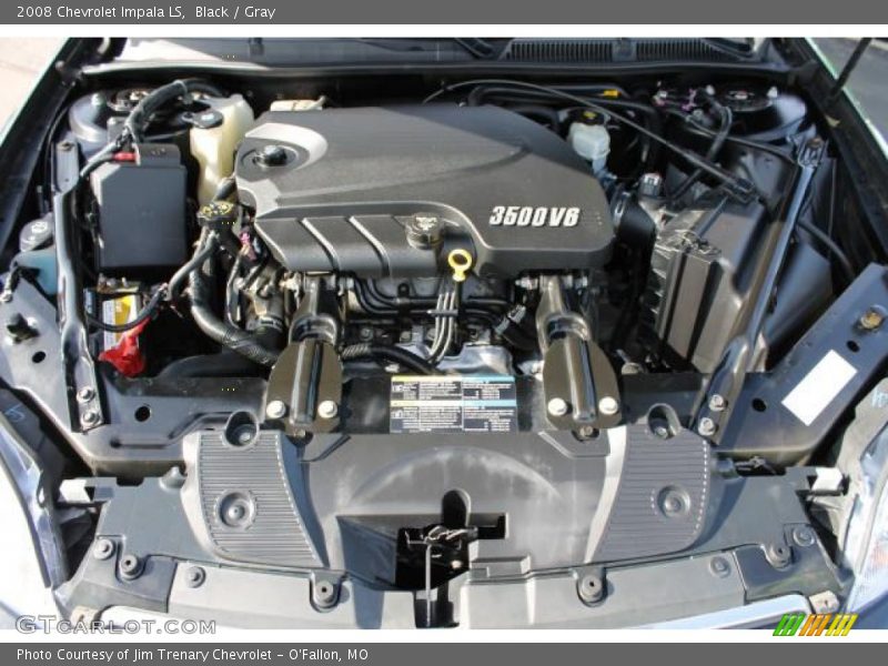 Black / Gray 2008 Chevrolet Impala LS