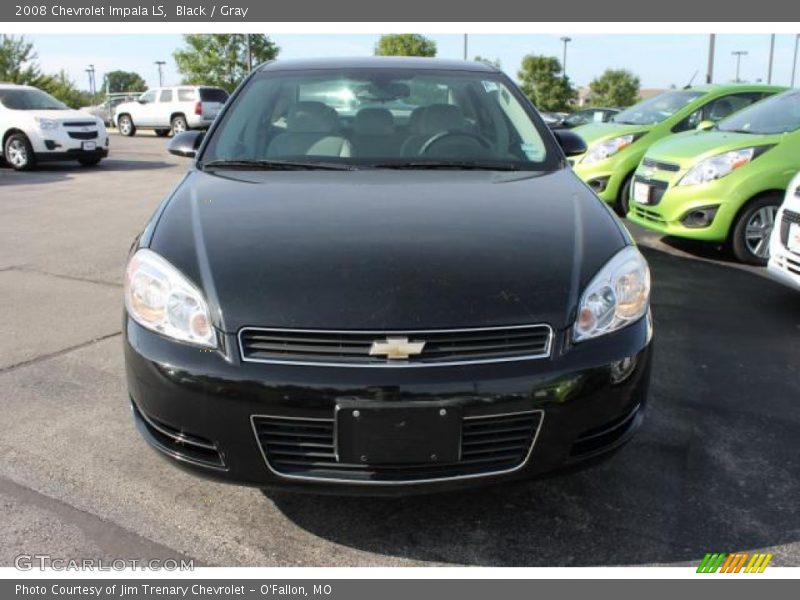 Black / Gray 2008 Chevrolet Impala LS