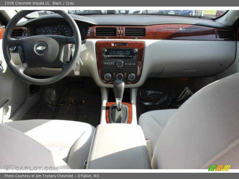 Black / Gray 2008 Chevrolet Impala LS
