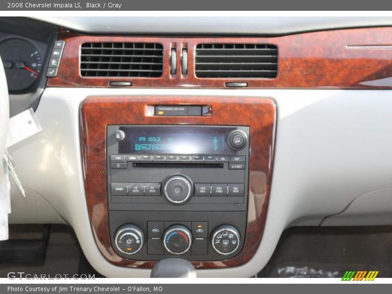 Black / Gray 2008 Chevrolet Impala LS